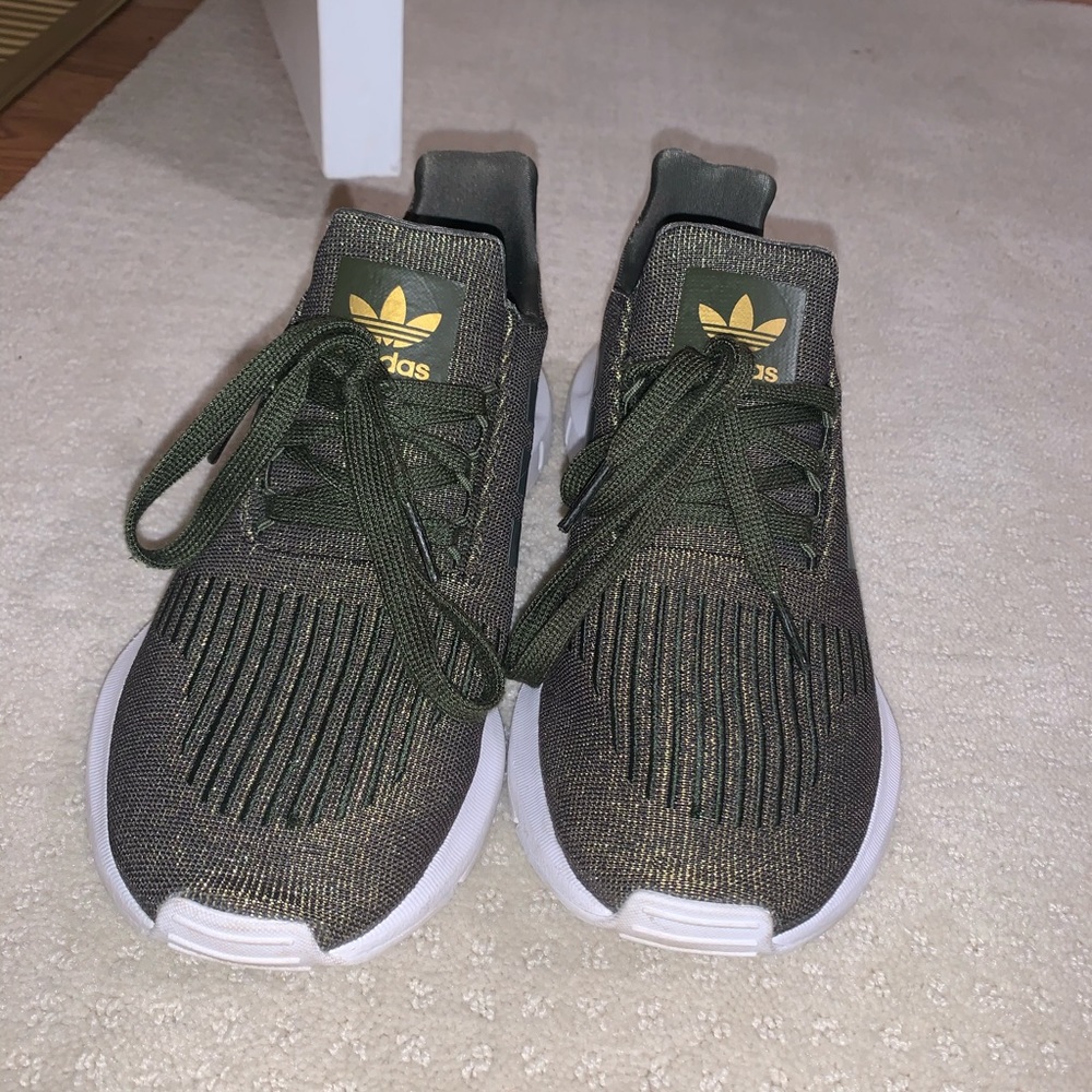 green adidas shoes